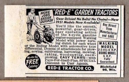 Red-E Tractor Ad